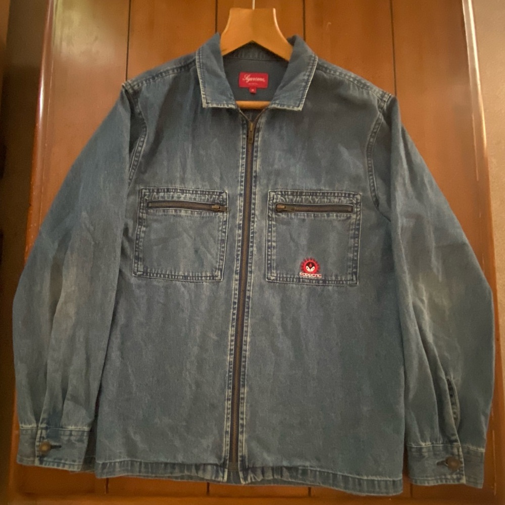 Supreme Men’s Denim shirt -Size Medium